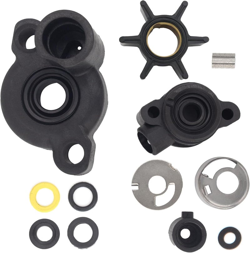 QUICKMARINER QuickMarine 92970A5 Water Pump Impeller Repair Kit for Mercury Marine 3.9-9.8 HP Outboard Motors Replacement 46-92970A5 47-89980T1 Boat Engine - Image 5
